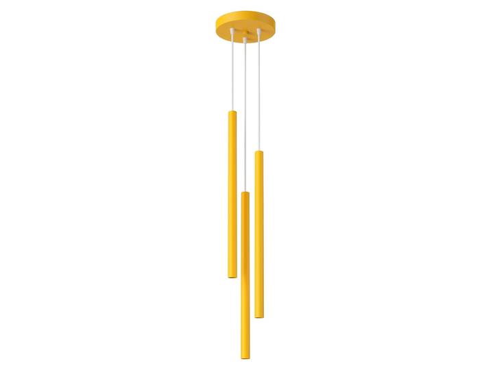 Suspension PASTELO 3P jaune 3xG9 8W acier 115x19.5x19.5cm Sollux Lighting