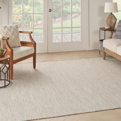 Nourison Courtyard Indoor/Outdoor Modern Geometric Area Rug
