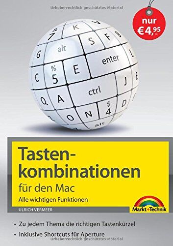 Ulrich Vermeer - Tastenkombinationen für den Mac - Alle wichtigen Funktionen - Preis vom 14.09.2026 12:13:51 h