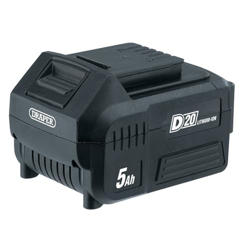 Draper 55907 D20 20V Lithium Batterij (5.0Ah)