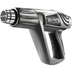 Graphite, Heissluftföhn, Heat gun 2000W, temperature range: I: 25 ° C, II: 350 ° C, III: 550 ° C, housing