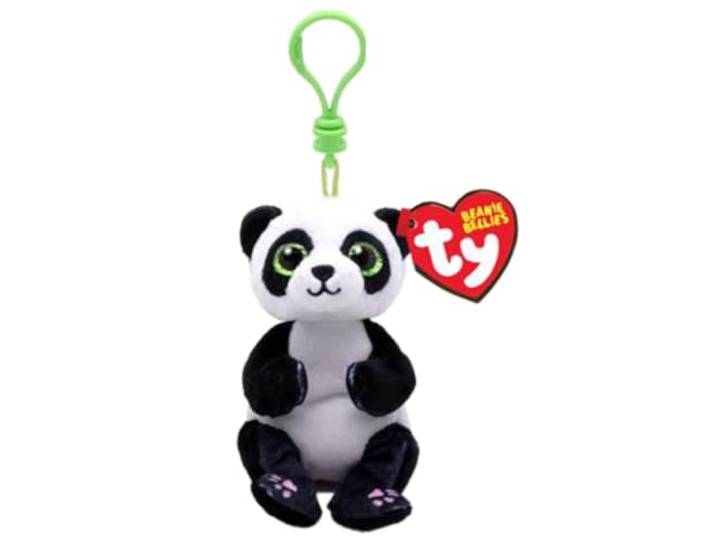 Ty knuffel clip panda Ying 10cm - Beanie Bellies sleutelhanger