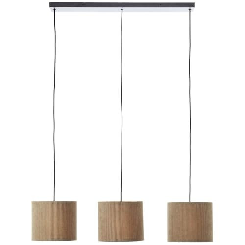 Brilliant Tony 3-lichts design hanglamp grijs