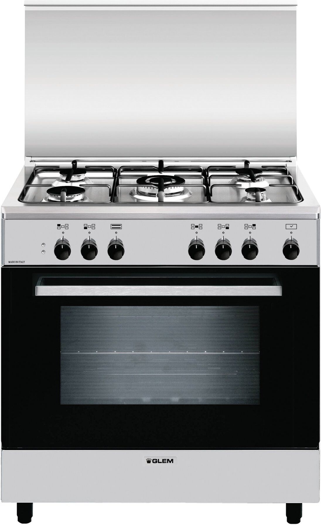 Cucina gas Glem Gas ALPHA A855EI Inox