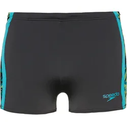 SPEEDO HYPERBOOM SPLICE Badehose Herren | Gr. 7 | schwarz - schwarz
