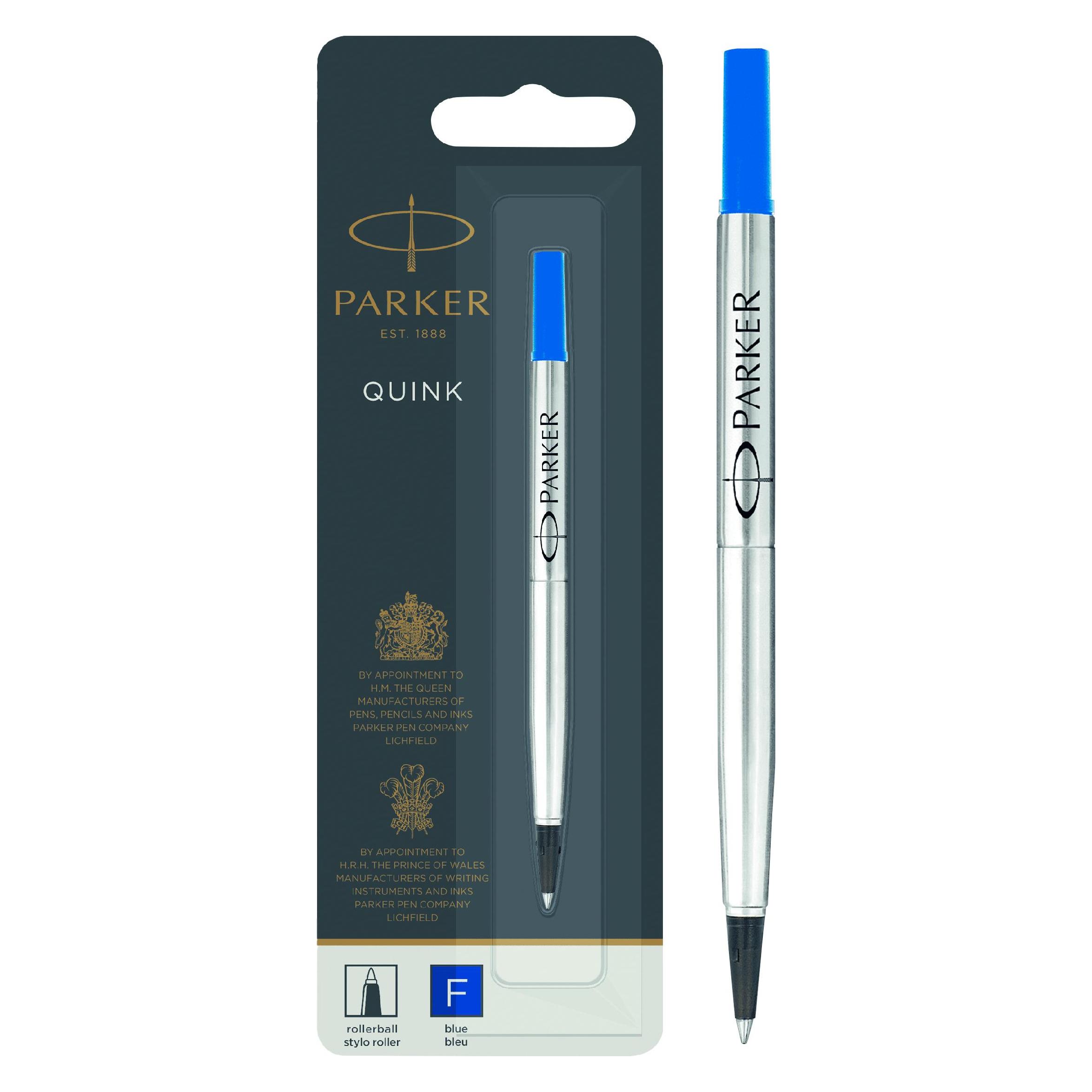 Parker Pen Quinkflow Mine Rollerball (Blau, 0.50 mm, 1 Stk.) (S0881210)