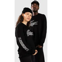 Lacoste Print Jersey Longsleeve black Gr. M