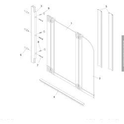 HSK Ersatzteile Dichtungssatz (04-Weiß), Set, E160142-04 E160142-04