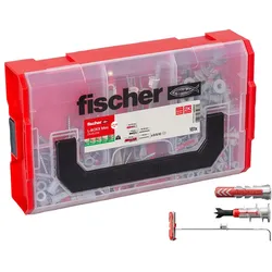 fischer FixTainer - DuoLine + S Dübel- und Schrauben-Sortiment 181 Stück