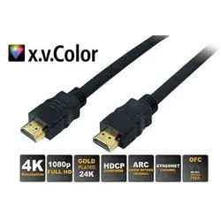 HDMI Anschlusskabel HDMI A-Stecker > HDMI A-Stecker schwarz 2,0m