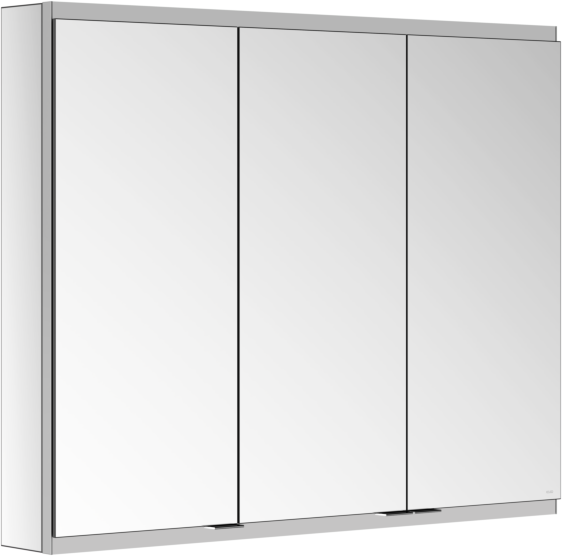 Keuco Royal Modular 2.0 Spiegelschrank 800301090000300 900 x 700 x 120 mm, 1 Steckdose, 1 Doppel-USB-Ladestelle, Wandvorbau, 3-türig