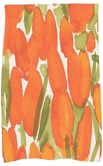 E by Design Sunset Tulip 18 x 30 inch Floral Kitchen Towel