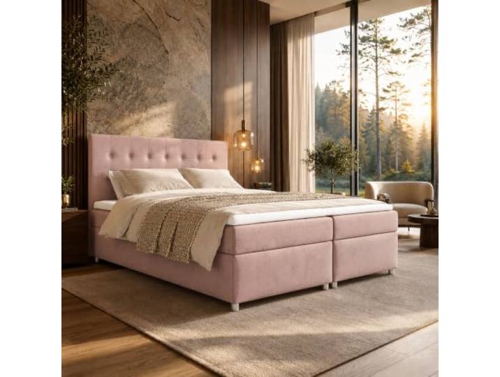 Best For Home Trinity K-6 Boxspringbett 180x200 mit Topper und Bettkästen