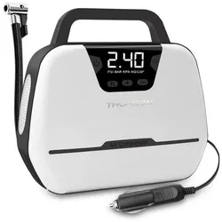 Thomson, Kompressor, Luftkompressor - - 12 V - LCD-Digitalanzeige - Integrierte Arbeitsleuchte