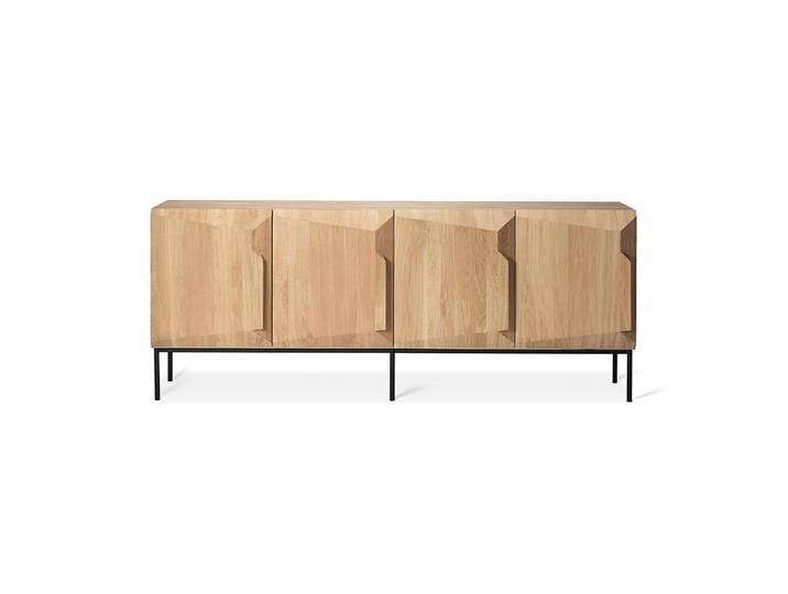 ETHNICRAFT buffet STAIRS avec 4 portes (Naturel - chêne)
