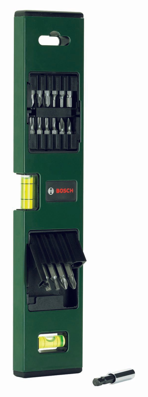 BOSCH Bit-Set in Wasserwaage integriert 17-teilig 2607017070