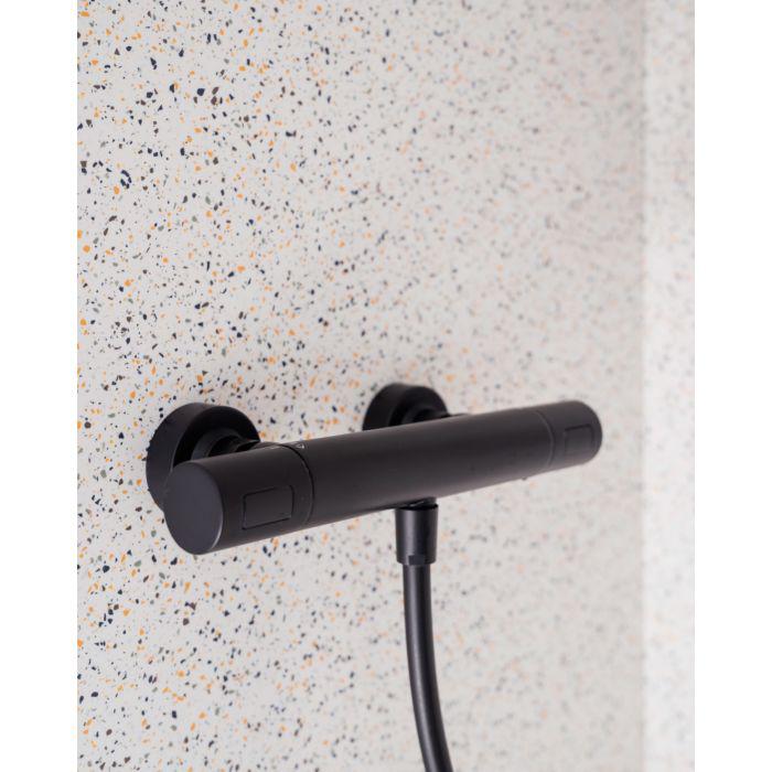Herzbach Deep Black Brause-Thermostat 23.131100.1.12 schwarz matt