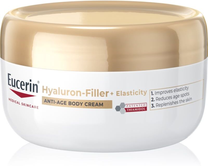 Eucerin Hyaluron-Filler + Elasticity Anti-Age Body Cream Körpercreme mit Verjüngungs-Effekt 200 ml
