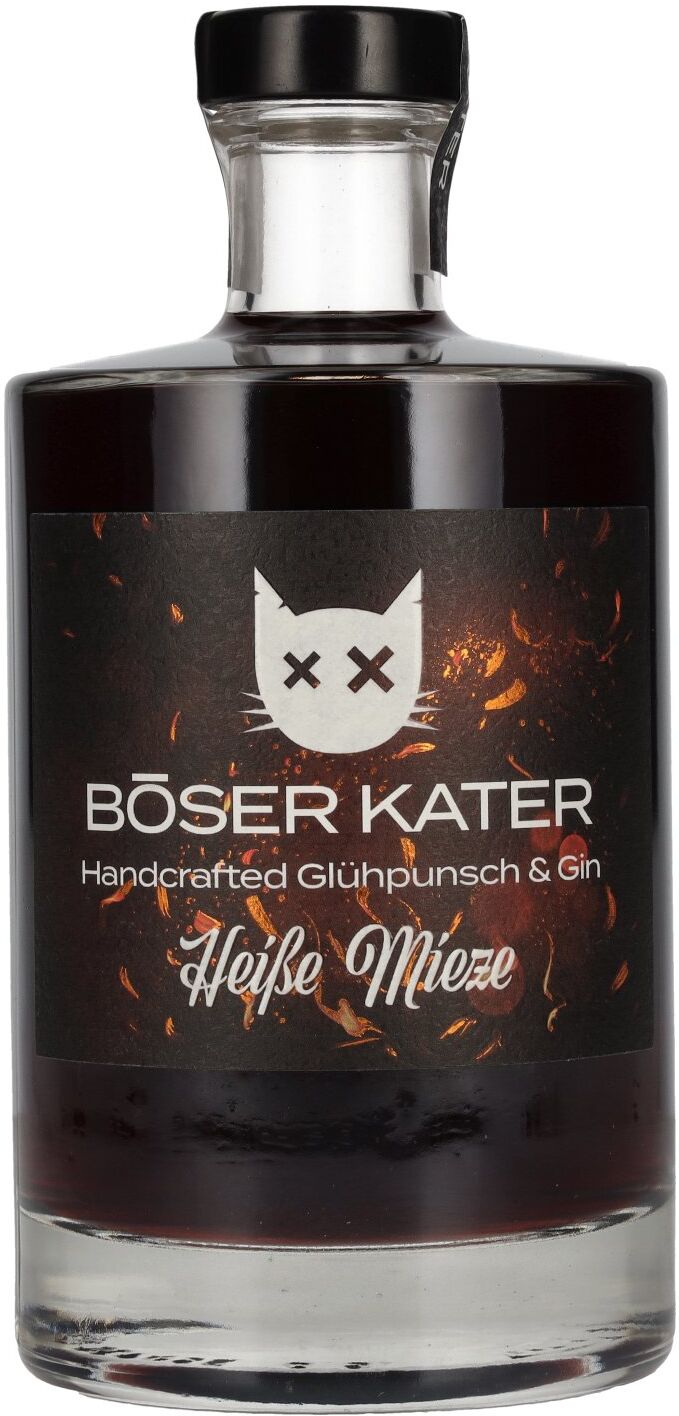 BÖSER KATER Heiße Mieze Handcrafted Glühpunsch & Gin 17% Vol. 0,5l
