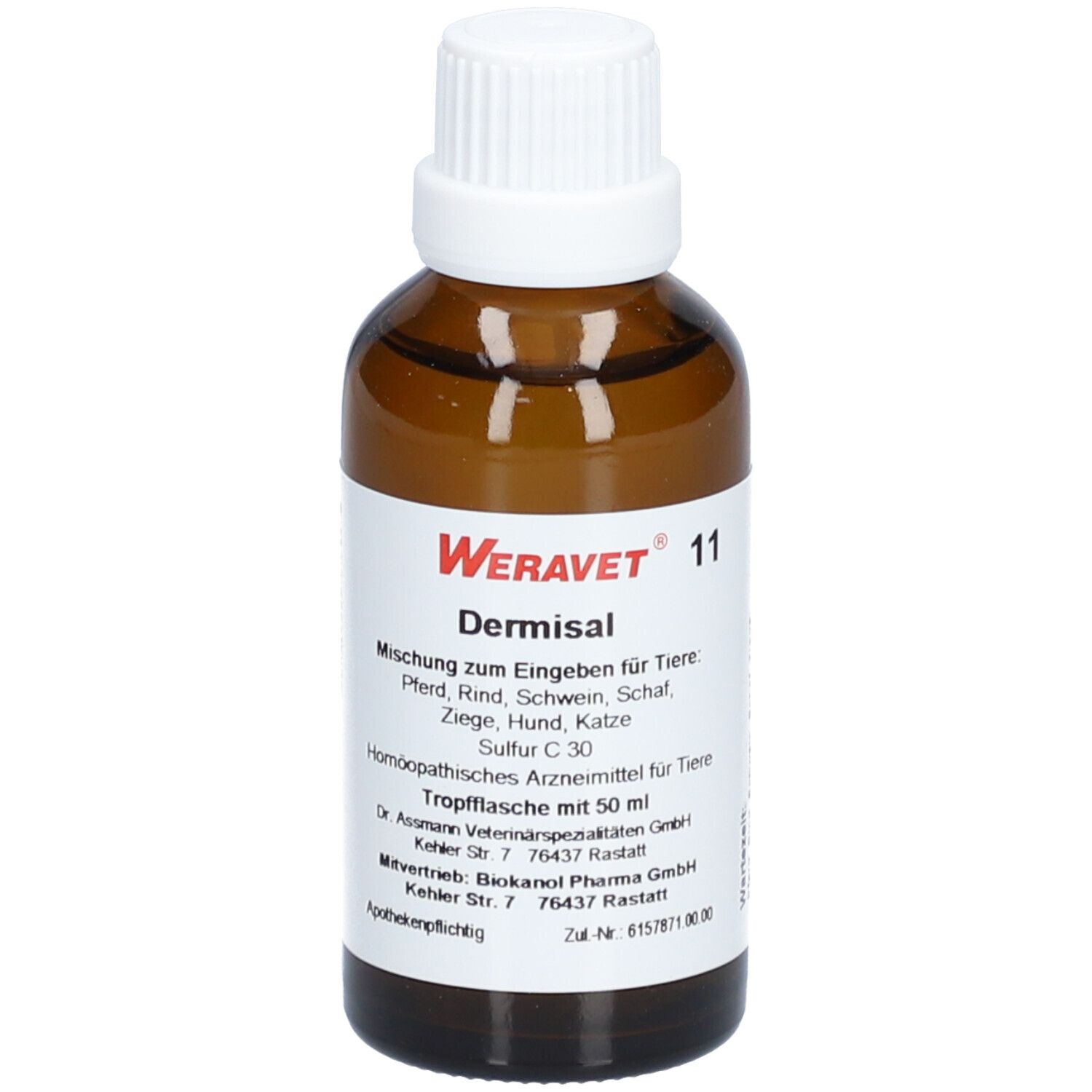 Dermisal 11 Tropfen vet. 50 ml