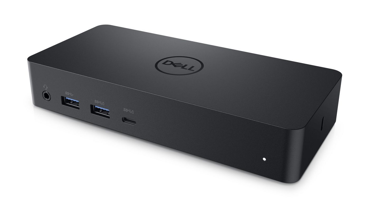 DELL D6000, Kabelgebunden, USB 3.2 Gen 1 (3.1 Gen 1) Type-C, USB Typ-A, USB Typ-C, 10,100,1000 Mbit/s, Schwarz, 3840 x 2160 Pixel