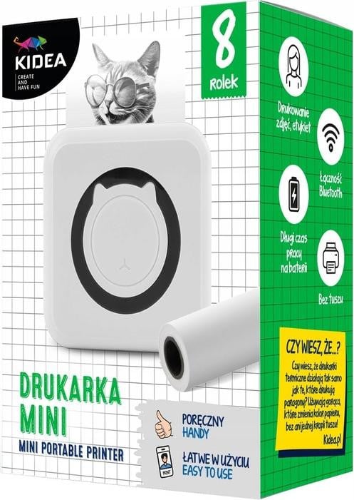 Derform Mini thermische printer wit