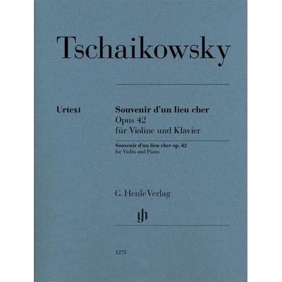 Peter Iljitsch Tschaikowsky - Souvenir d'un lieu cher op. 42 für Violine und Klavier -