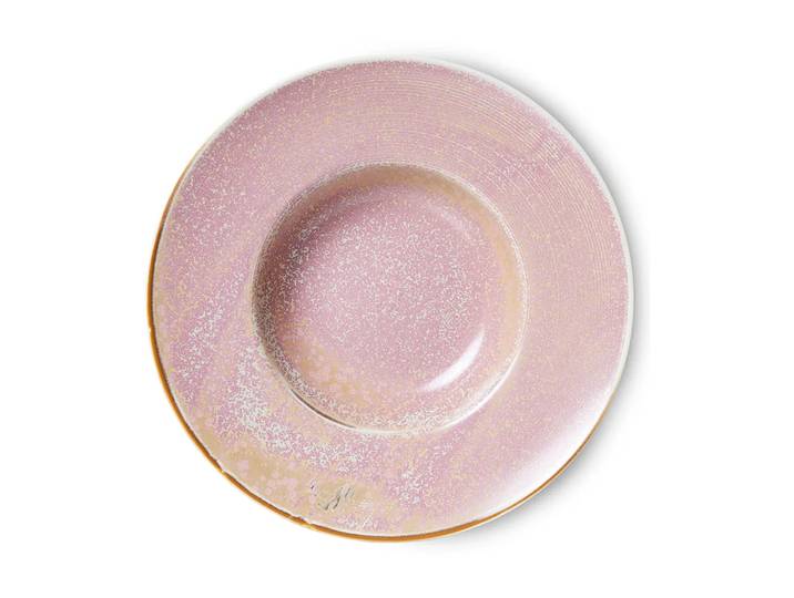 HKliving Assiette à pâtes Home Chef Ø28,5 cm Rustic pink