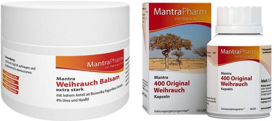 Mantra Weihrauch Balsam extra stark + Weihrauch Kapseln
