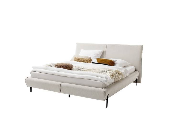 freiraum Polsterbett Pula, Liegefläche 140x200 cm, in Creme - 175x106x228cm (BxHxT)