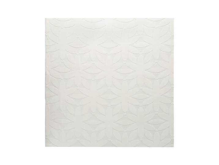 Tapis En Tissu Jacquard 160 X 160 Cm Forme Carrée Accessoire Décoratif Blanc Cassé Hood