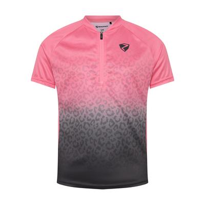 Radtrikot ZIENER "NESTEL-Z", Kinder, Gr. 152, pink (schwarz.strawberry sorbet), Obermaterial: 100% Polyester, Trikots