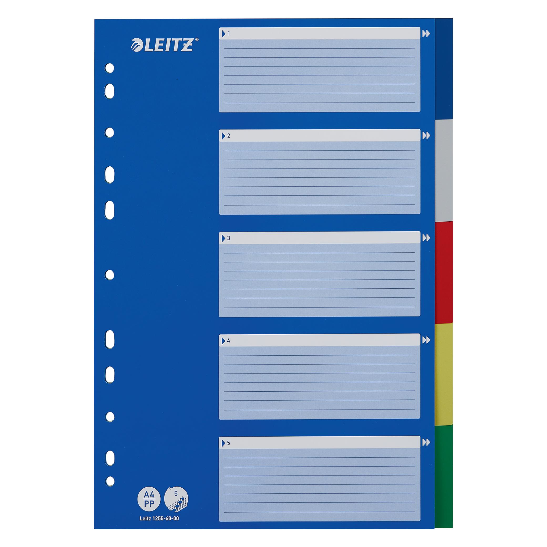 Leitz PP-Register mit blauem Deckblatt, diverse Ausführungen, einzeln (12556000)