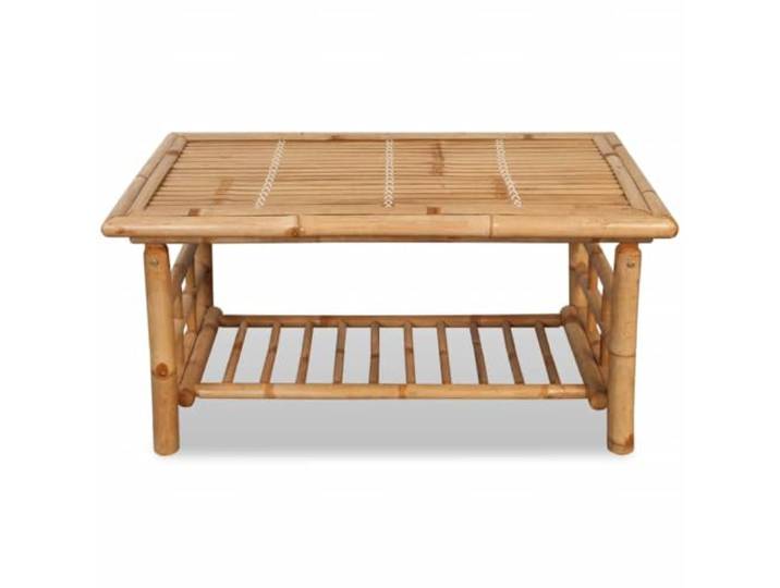 HKLGBVCR Couchtisch aus Bambus, 90 x 50 x 45 cm, für Wohnzimmer und Außenbereich