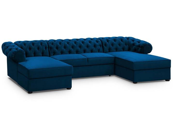 Beautysofa Ecksofa mit Schlaffunktion und zwei Bettkasten Chester U, hochwertige, exklusive Möbel, modernes Design, Bettfunktion