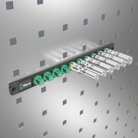 Nuss-Magnetleiste C Deep 1 Steckschlüsseleinsatz-Satz 1/2" schwarz/grün, 6-teilig