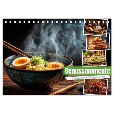 Genussmomente (Tischkalender 2027 DIN A5 quer), CALVENDO Monatskalender