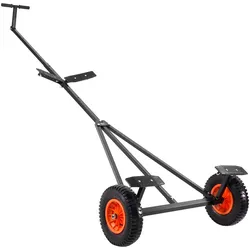 VEVOR Bootsanhänger-Transportwagen, Rangierhilfe Anhänger, 190 kg Stützlast, 40 cm Luftreifen, Karbonstahl, Rutschfeste Halterung, zum Bewegen von Kajaks, Motorbooten und Fischerbooten