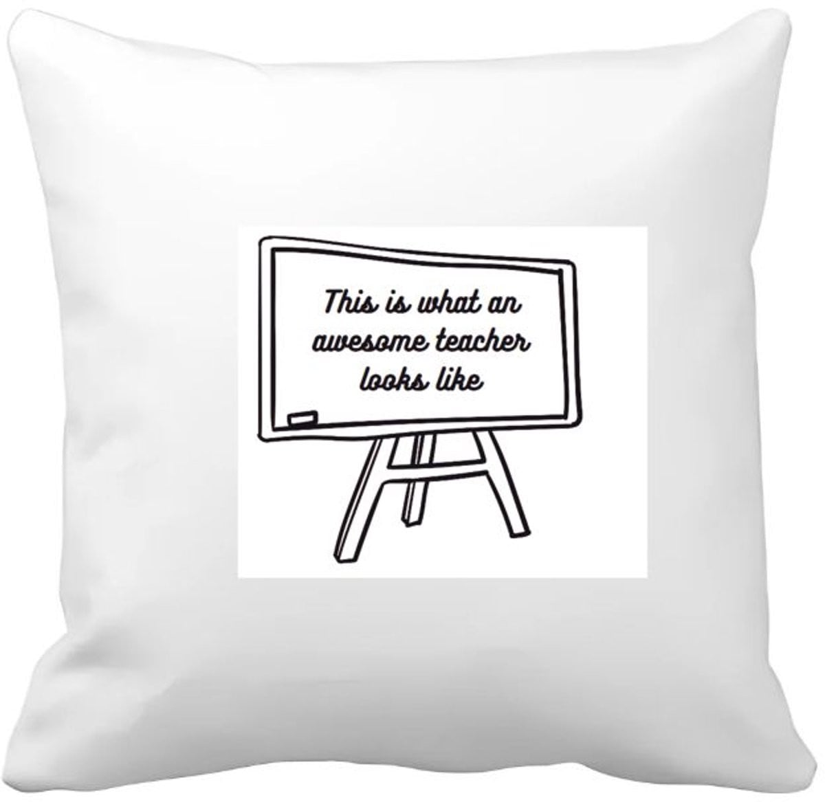 Akyol Kussenhoes - This is what an awesome teacher looks like - 40 x 40 cm