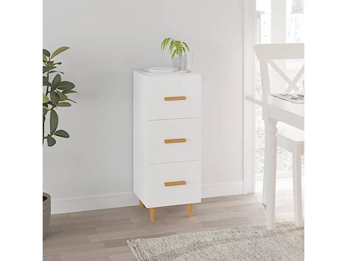 ZQQLVOO Sideboard Weiß kleiderschrank sideboards for Innenraum Wohnzimmer 34,5x34x90 cm Holzwerkstoff