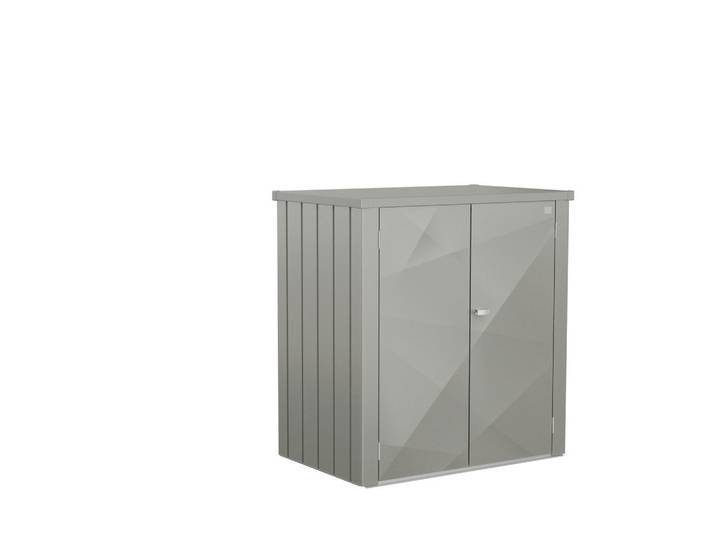 Biohort Geräteschrank, Grau, Metall, 132x140x87 cm, Freizeit & Co, Heimwerken, Werkstatteinrichtung