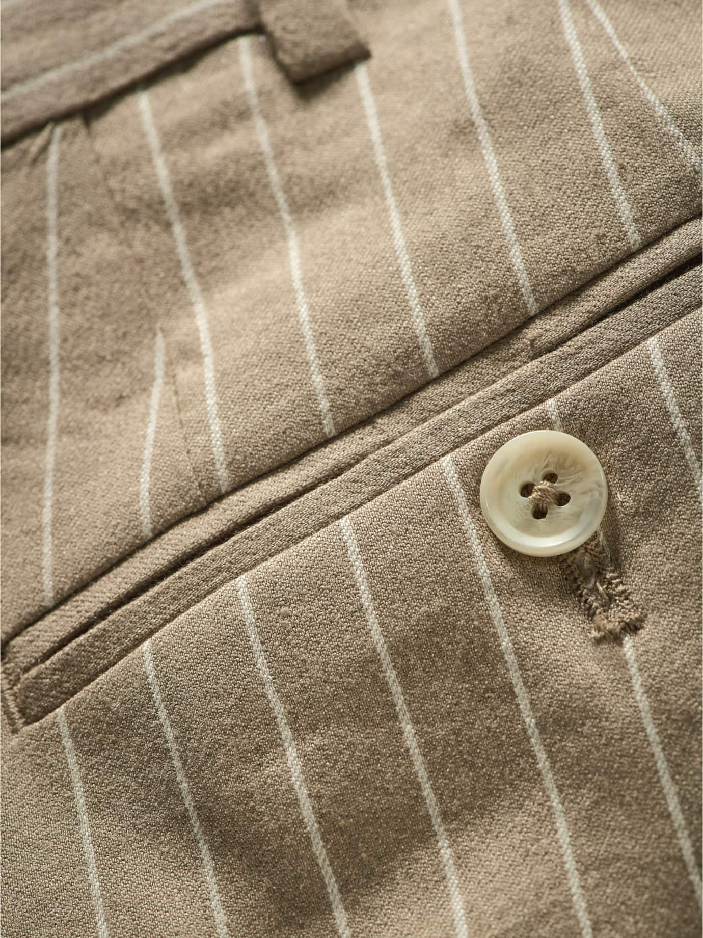 Mey & Edlich Kristallklare Leinenanzughose Beige 56