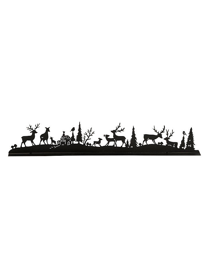 POSIWIO Dekoobjekt "Winterlandschaft" in Weiß - (B)50 x (H)9 cm - onesize