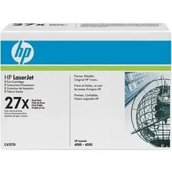 Doppelpack: 2 HP Original Toner HP C4127X für HP LaserJet 4000/ 4050 (2 x 10.000