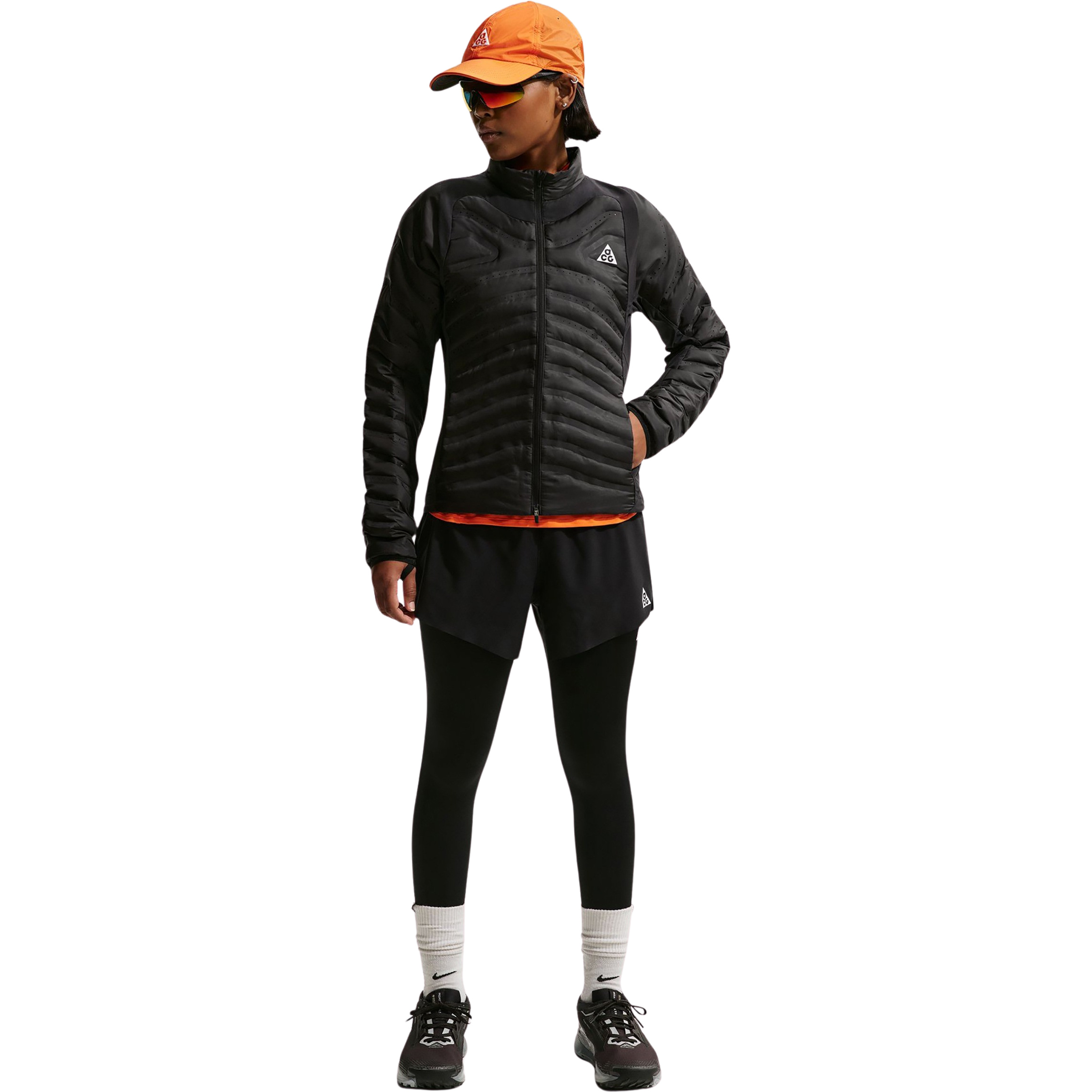 Nike ACG Lava Loft Damen Isolationsjacke schwarz Größe S Trailrunning Windabweisend Daune