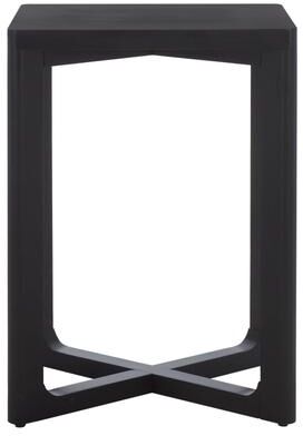 "SAFAVIEH Akai 17-Inch Wood Side Table, Modern - 17"" W x 13"" D x 24"" H"