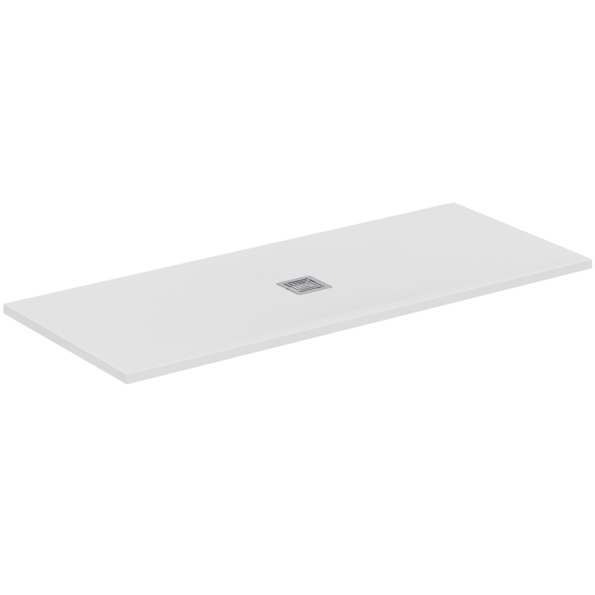 Ideal Standard Rechteck-Duschwanne Ultra Flat S + 1700x700mm Ablauf zentriert Weiss, T5614FR T5614FR