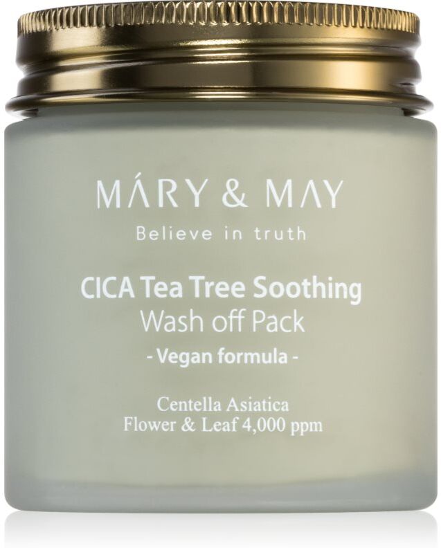 Mary&May Cica Tea Tree Soothing cleansing mineral clay mask with soothing effect 125 g