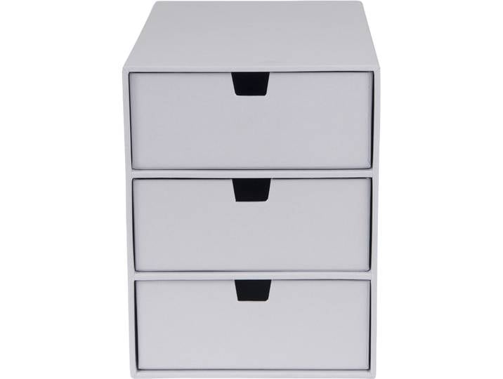 BIGSO BOX Schubladenbox Ingrid - Farbe: hellgrau - Material: Papier - 798