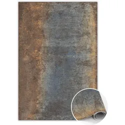 VINYL TEPPICH 150x225 cm Verrostetes Blech